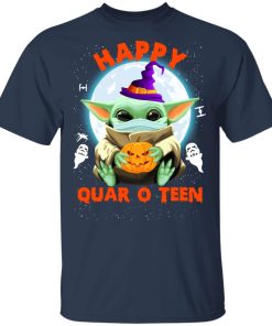 Halloween Baby Yoda Happy Quar-o-teen