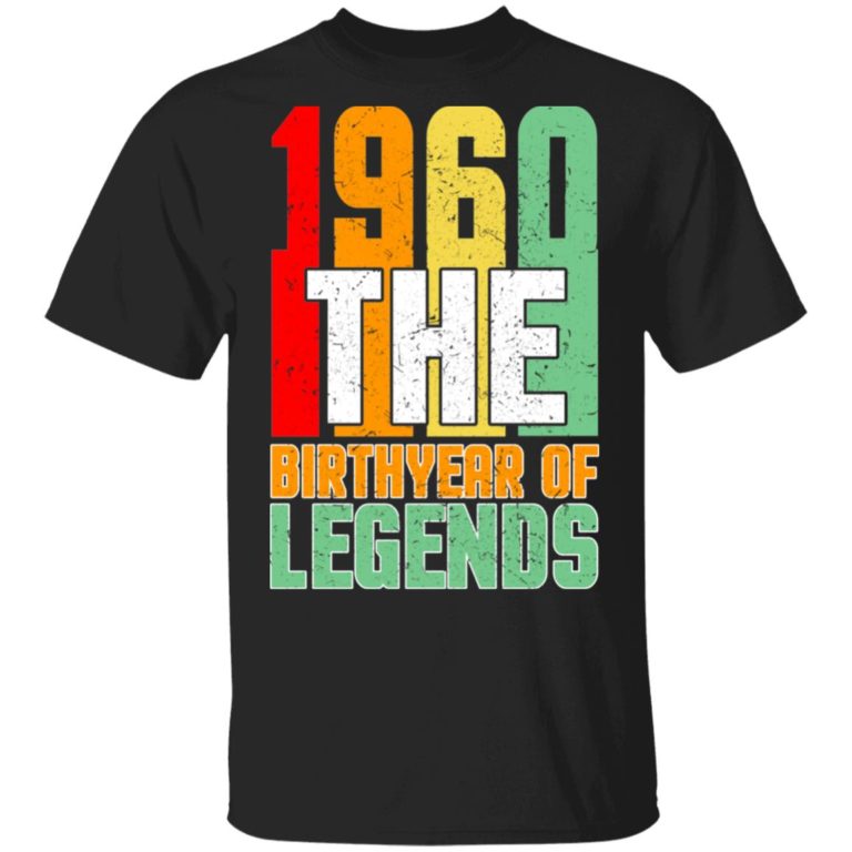1960 The Birthyear Of Legends Shirt