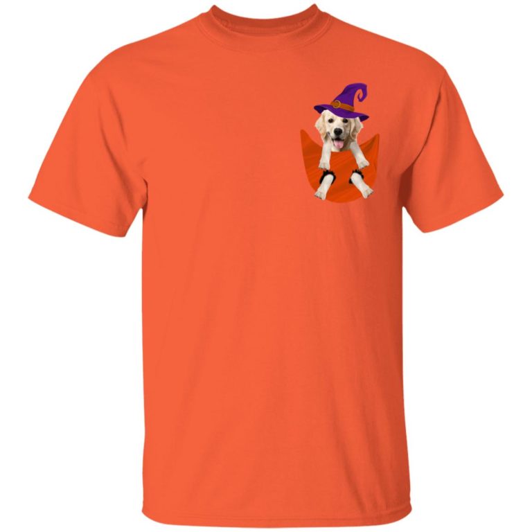 Golden Halloween Pocket T-Shirt