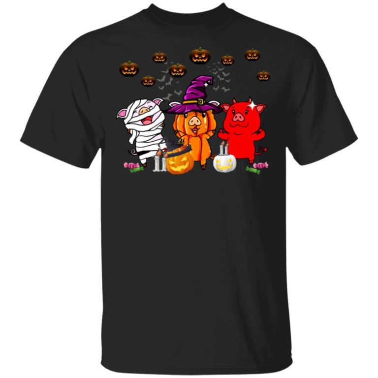 Pig Halloween Witches