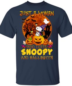 Just A Woman Who Loves Snoopy And Halloween