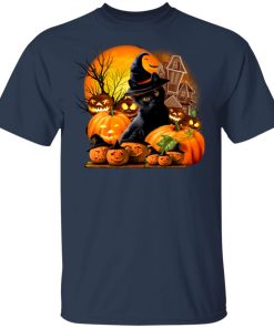 Black Cat Witch Pumpkin Witch Halloween