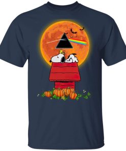 Halloween Snoopy And Woodstock Poster Pink Floyd Pumpkin Moon