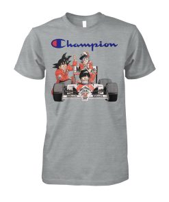 Akira Toriyama and Ayrton Senna Goku Champion T Shirt