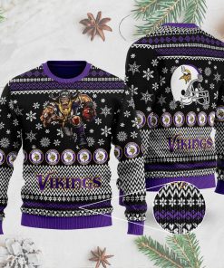 Minnesota Vikings Ugly Christmas Sweater 3D