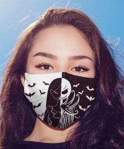Jack Skellington and Sally The Nightmare Before Christmas Face Mask with PM2.5 Filter