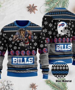 Buffalo Bills 3D Printed Ugly Christmas Sweater