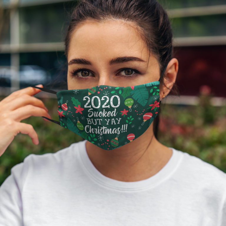 2020 Is Sucked but Yay Christmas Face Mask with PM2.5 Filter
