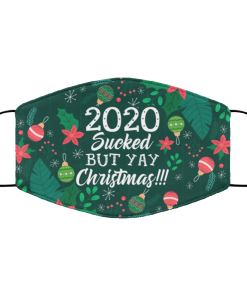 2020 Is Sucked but Yay Christmas Face Mask with PM2.5 Filter 2020 Is Sucked but Yay Christmas Face Mask with PM2.5 Filter