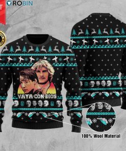Point Break Vaya Con Dios Wool Ugly Christmas Sweater
