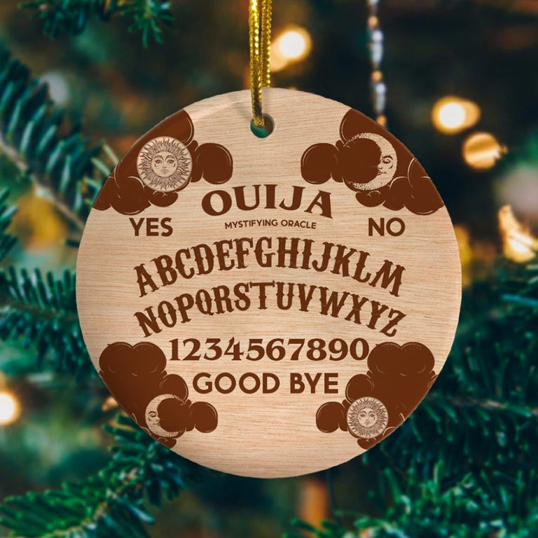 Ouija Spirit Board Christmas Ornament Keepsake Decorative Ornament