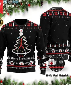 Nurse Merry Christmas Wool Sweater