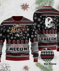 Atlanta Falcons 3D Printed Ugly Christmas Sweater