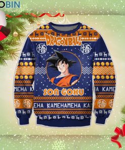 Son Goku Dragon Ball Christmas Wool Ugly Sweater
