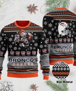 Denver Broncos 3D Printed Ugly Christmas Sweater Denver Broncos 3D Printed Ugly Christmas Sweater