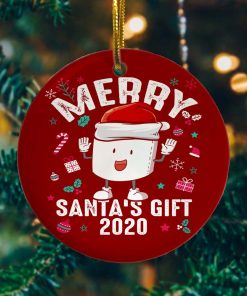 Merry Christmas Santa’s Gifts Decorative Christmas Ornament