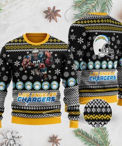 Los Angeles Chargers Ugly Christmas Sweater 3D Los Angeles Chargers Ugly Christmas Sweater 3D