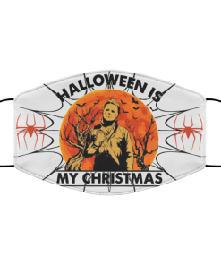 Halloween Is My Christmas Michael Myers Face Mask with PM2.5 Filter Halloween Is My Christmas Michael Myers Face Mask with PM2.5 Filter