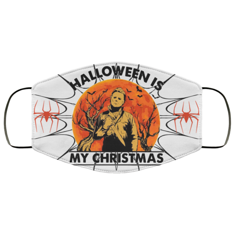 Halloween Is My Christmas Michael Myers Face Mask with PM2.5 Filter