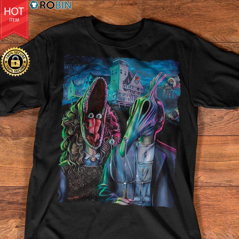 Beetlejuice Art American Gothic T Shirt