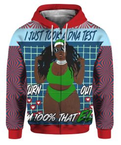 Lizzo 100 Percent That Elf 3D Ugly Christmas Sweater Hoodie