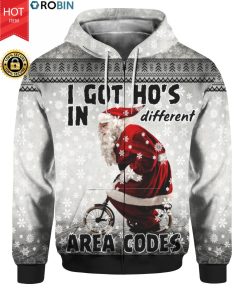 I Got Ho's in Different Area Codes 3D Ugly Sweater Hoodie