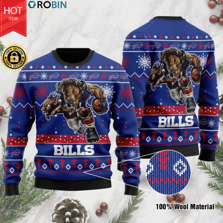 Buffalo Bills ugly christmas sweater