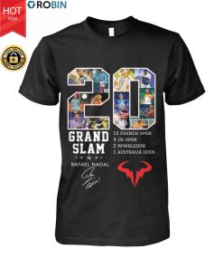 Champion 20 Grand Slam Rafael Nadal Signature T Shirt