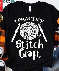 Crochet I Practice Stitch Craft T Shirt