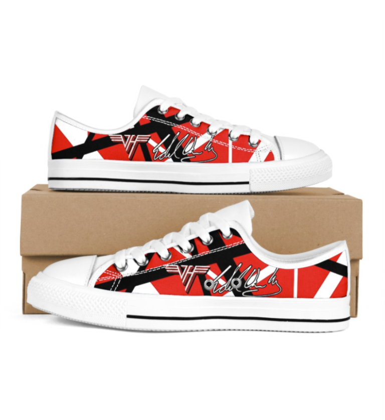 Eddie Van Halen Low Top Shoes RobinPlaceFabrics