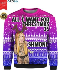 Cardi B All I Want for Christmas is Shmoney 3D Ugly Sweater Hoodie Cardi B All I Want for Christmas is Shmoney 3D Ugly Sweater Hoodie