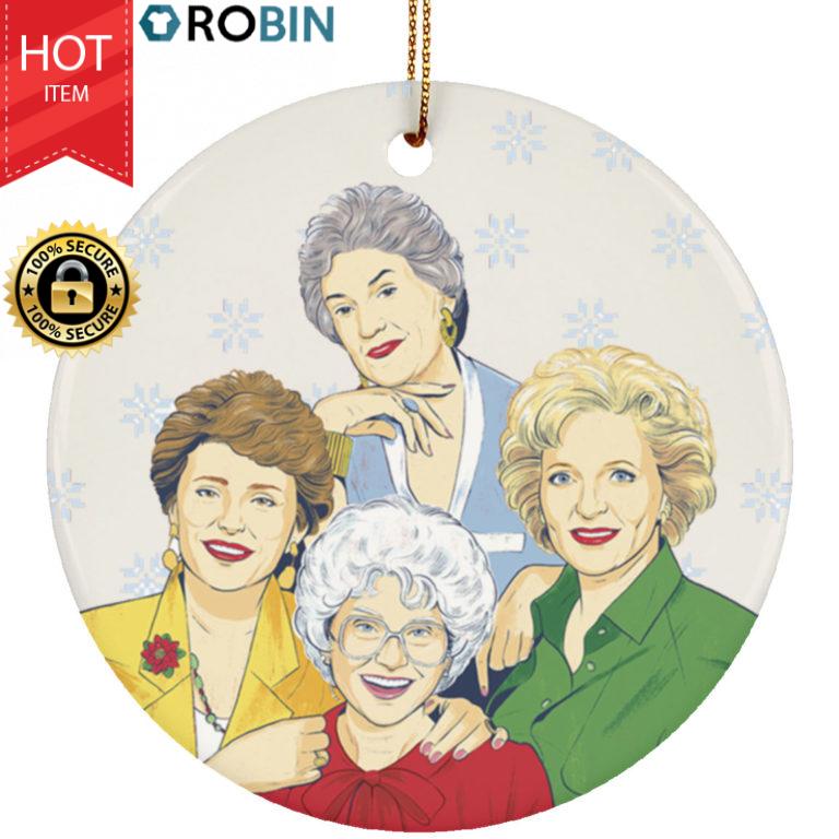 Golden Girls Christmas Ceramic Ornament