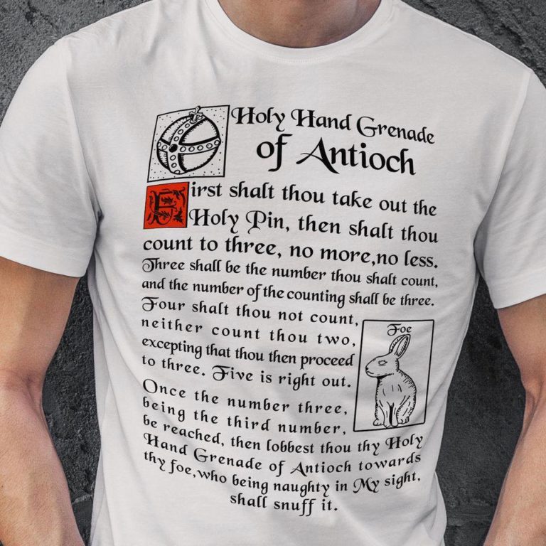 Holy Hand Grenade Of Antioch T Shirt