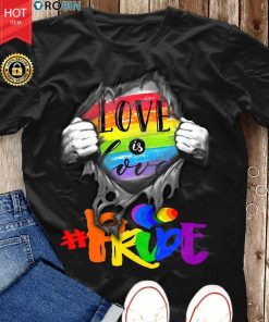 LGBT Love Is Love #pride Blood Inside Me T Shirt