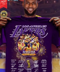 Los Angeles Lakers 2020 Nba Champions Signature T Shirt Los Angeles Lakers 2020 Nba Champions Signature T Shirt