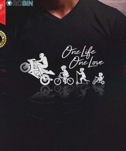 Moto Love One Life T Shirt