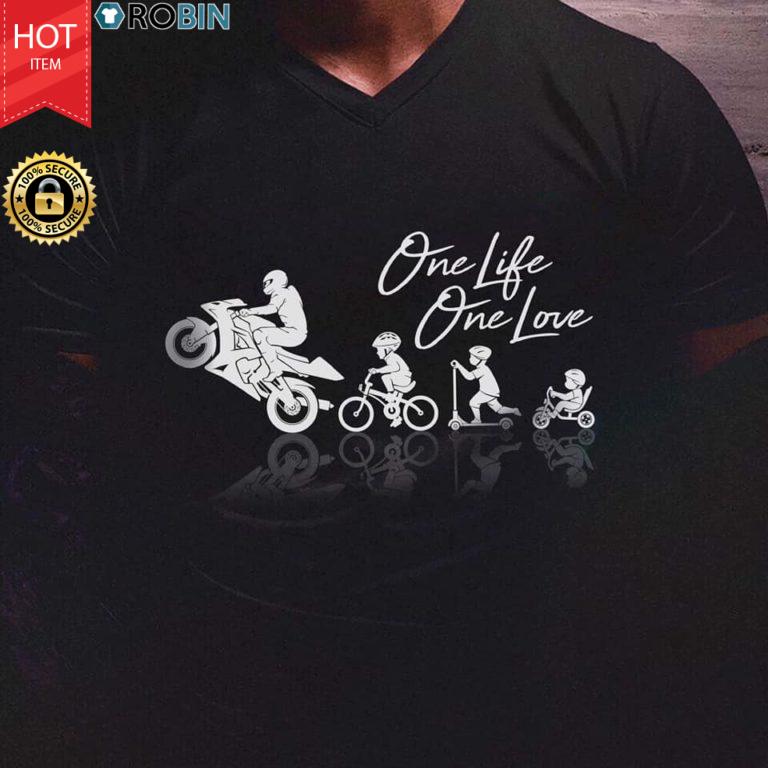 Moto Love One Life T Shirt