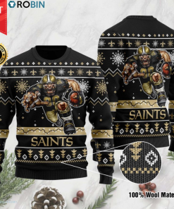 New Orleans Saints ugly christmas sweater New Orleans Saints ugly christmas sweater