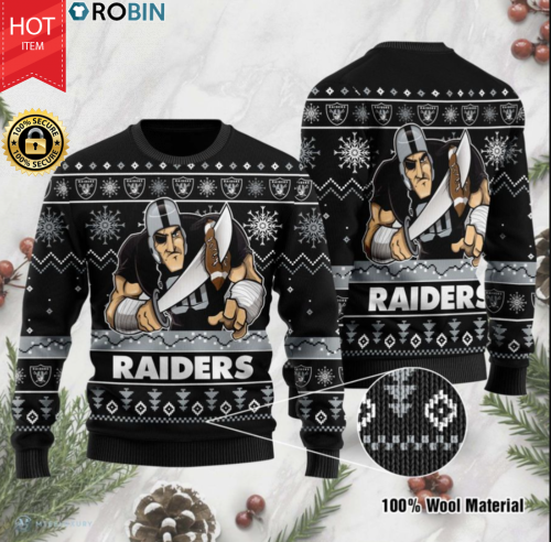 Oakland Raiders ugly christmas sweater | RobinPlaceFabrics | Reviews on ...