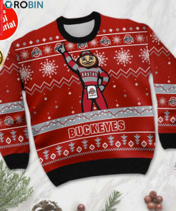 Ohio State Buckeyes football ugly christmas sweater Ohio State Buckeyes football ugly christmas sweater