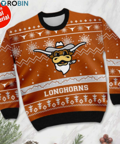 Texas Longhorns football ugly christmas sweater Texas Longhorns football ugly christmas sweater