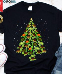 Turtle Christmas Tree T Shirt