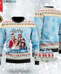 The Golden Girls Goldenmas Christmas Wool Ugly Sweater