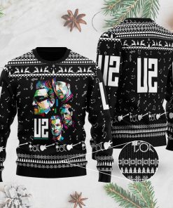 U2 Band 3D Printed Ugly Christmas Sweater