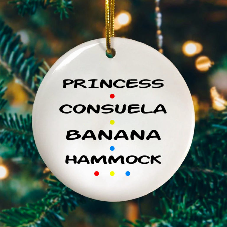 Princess Consuela Banana Hammock Christmas Ornament Keepsake Decorative Ornament