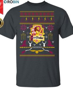 Harry Potter Gryffindor Ugly Christmas Sweater, Long Sleeve