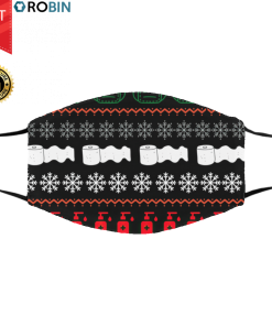 Ugly Christmas Print Face Mask