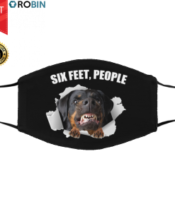 Rottweiler-Six Feet, People Face Mask