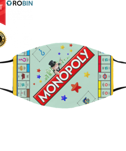 Monopoly Board Game Face Mask