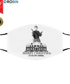 Home Alonee Merry Christmas Ya Filthy Animal Face Mask